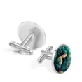 thumbnail image 3 of Mermaid Elegant Men's Cufflinks for Formal Attire, Crafted in Stainless Steel for Sophisticated Look, for Business Meetings and Special Occasions, 3 of 6