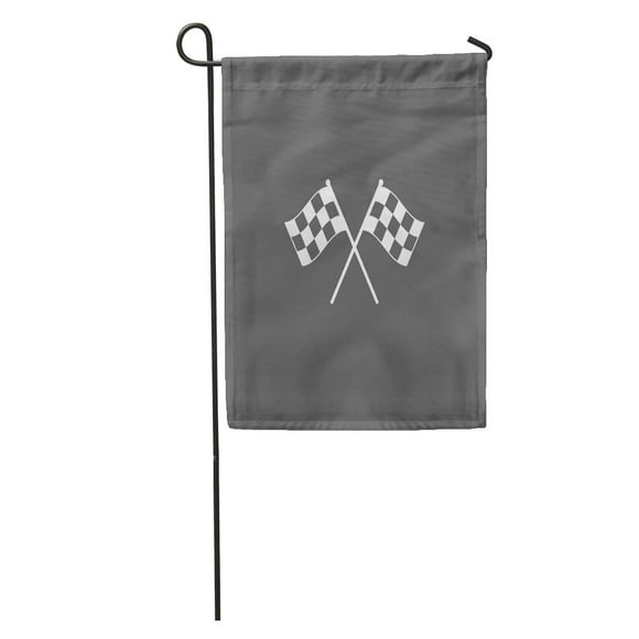 POGLIP Race Racing Flag Chequered Formula Finish Rally Kart Garden Flag Decorative Flag House Banner 12x18 inch