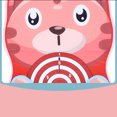 thumbnail image 4 of Bangcool Kids Game Dart Board Set Animal Double Sided Dart Board Game Sticky Ball Game, 4 of 10