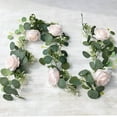 thumbnail image 4 of Flowers Green Leaves Vines Starry Sky Flower Garlands - High - quality Silk, Easy to Use, Suitable for Wedding & Party Decorations, 4 of 7