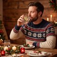 thumbnail image 5 of Christmas Pattern Stemless Glass Tumbler, Festive Holiday Drinking Glass Cups for Hot & Cold Drinks, 5 of 5