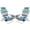 Multi-color, variant on SUNSPIRE Backpack Beach Chairs for Adults 2PK Lightweight 5-Position Adjustable Folding Portable Camping with Cup Holder Outdoor Multi Stripes