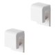 thumbnail image 4 of Advancent Toothpaste Holder Wall Mounted Waterproof Bathroom Organizing Organizer Rack Removable Stand Saving Space Tubing Tube Type1, 4 of 6