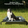 Elevated Dog Bed Cot,Portable Indoor & Outdoor Pet Hammock Bed, Raised