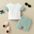 thumbnail image 5 of Durtebeua Boys Summer Clothes 6 12 18 24 Months 2T 3T Boy Toddler Outfits Short Sleeve Contrast Color T shirt 2-3 Years, 5 of 6