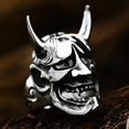 thumbnail image 3 of ZMY Home Stainless Steel Party Chunky Jewelry Edgy Japanese Demon Oni Ring (11), 3 of 6