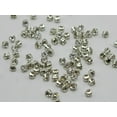 thumbnail image 3 of U8MO 1440 Silver Clear Crystal Glass Rose Montees 3mm SS12 Sew on Rhinestones Beads, 3 of 4