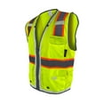 thumbnail image 3 of Fierce Safety Brilliant Surveyors Class 2 Meshed Green Vest with Luminous Reflective Tape, 3 of 7