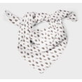 thumbnail image 3 of Bimba White Cowboy Vintage Print Weapon Printed Pure Silk Scarf For Hair Neck Head Bandanas For Women 40 x 40 Inches, 3 of 6