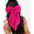 thumbnail image 2 of YooGuoGuo Hair Bows for Women Girls 3Pcs Pink Red Rose Red Silky Satin Large Bows Hair Clip Oversized Hair Ribbons Long Tail Big Bows Hair Accessories, 2 of 9