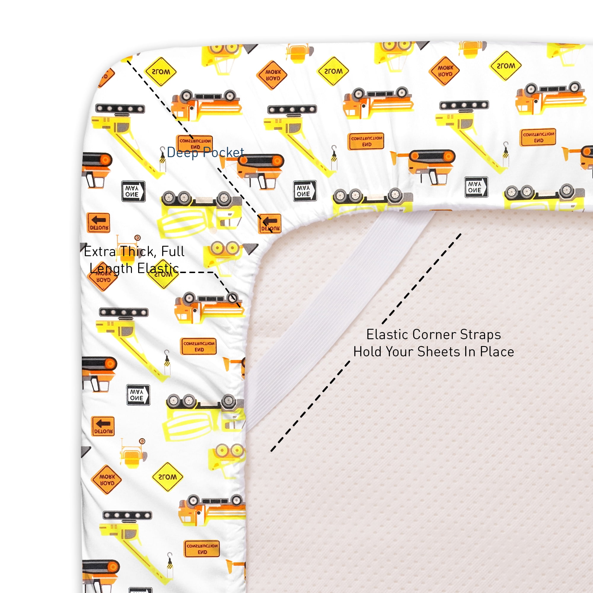 Supreme Kids Wrinkle Free Hypoallergenic Soft and Cozy Bed Sheets, Multiple Colors