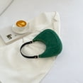 thumbnail image 1 of Bolso de axila para mujer Bolso de mano de media luna con cremallera para dama verde Sywqhk Para Estrenar, 1 of 3
