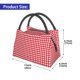 thumbnail image 2 of Disketp Red Checkboard Bolsa Térmica Estampada, Bolsa Térmica Aislante para Almuerzo, Playa y Campamento, 2 of 5