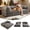 Grey, variant on Eyisean 78.8" Corduroy Convertible Sofa Bed with Stainless Fixed-Shape Frame, 4-in-1 Boneless Loveseat with Pull-Out Bed, Lounge Futon Sofa Couch Floor Mattress for Living Room, No Assembly Required