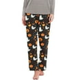 thumbnail image 2 of Leesechin Halloween Pajamas Pants for Women Men Cartoon Lounge Pj Print Pants Causal Sleep, 2 of 6
