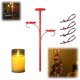 thumbnail image 1 of wonima02 Triple Tree Topper Shelf for Christmas Tree, Black Triple Candelabra Tree Topper Holder, Elegant Xmas Decoration, Suitable for Indoor & Outdoor Holiday Decor (Red-A, 23.6in), 1 of 1