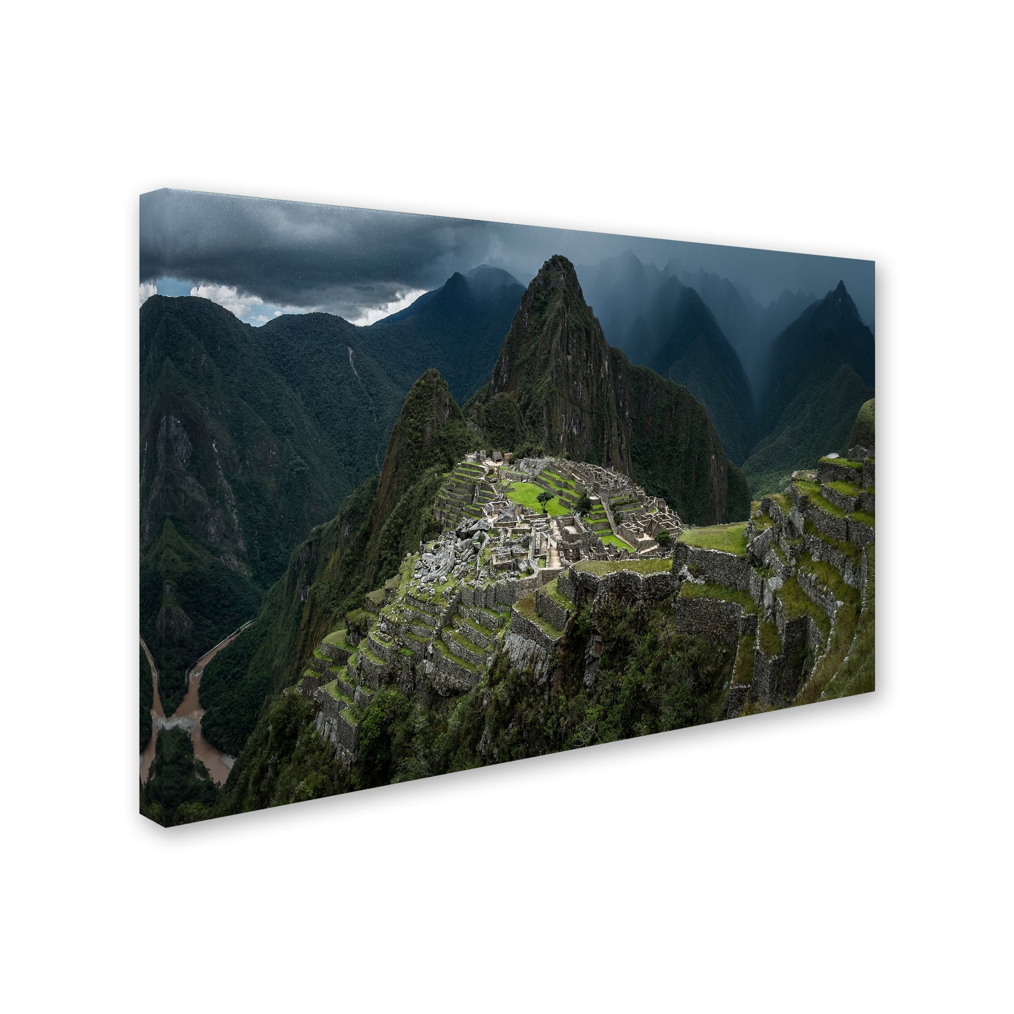 Trademark Fine Art 'Machu Picchu Peru' Canvas Art by Helena Normark