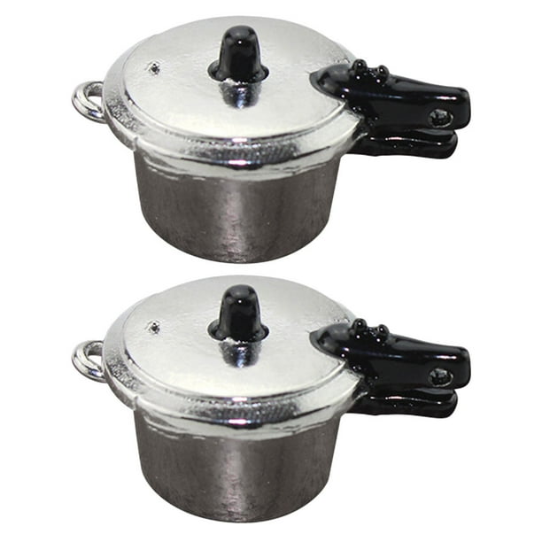 BRIGHTFUFU 2 mini ollas a presión de aleación, modelo Mini, accesorio para el hogar