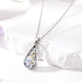 thumbnail image 3 of Collection Sterling Silver/Gold Over Sterling Silver Pressed Flower Pendant Necklace, 3 of 5