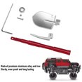 thumbnail image 4 of RC Crawler Shovel, Aluminum Alloy & Iron Adjustable Shovel Tool for 1/10 RC Crawler Trucks Metal Accessory for SCX24 Trail Rig, 4 of 7