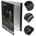 thumbnail image 3 of A4 Inserts Folder Music Score Binder Office File Storage Organizer Music File Folder, 3 of 4