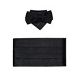 thumbnail image 3 of Bangcool Noeud Papillon pour Homme Mode Couleur Unie Noeud Papillon Formel avec Pochette Carrée et Anneau d'Été, 3 of 8