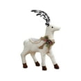 thumbnail image 5 of 11.8Inch White Christmas Reindeer Figurine Decor Statue, Santa Deer Christmas Table Decorations, for White Christmas Decorations, Centerpiece Table Decorations or Fireplace Decorations, 5 of 9