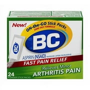 Bc Aspirin Fast Pain Relief Arthritis Strength Powder - 24 Ea, 2 Pack