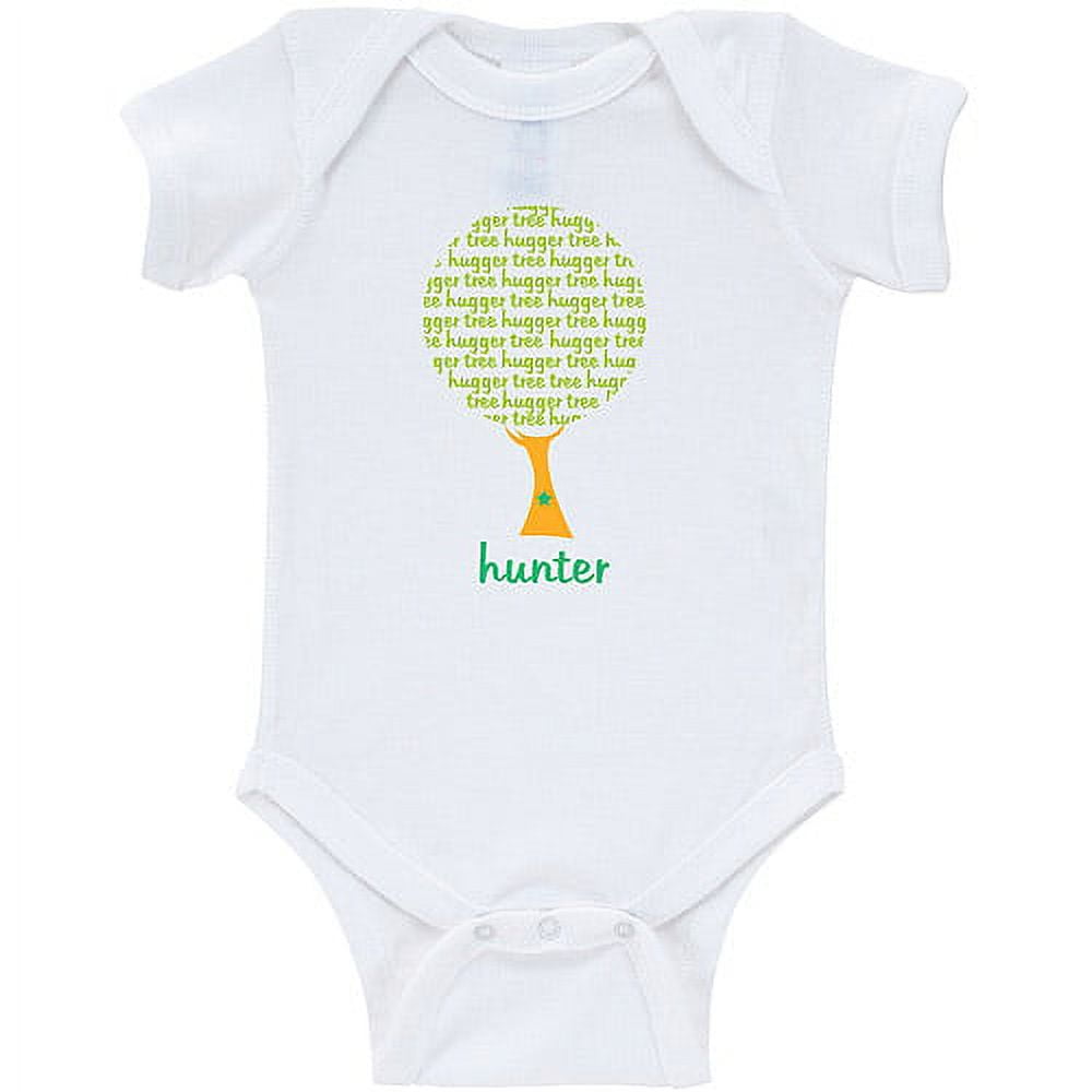 Personalized Tree Hugger Baby Boy Creeper