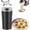 Black, variant on Household Superfine Grinder - Multi-grain Blending & Powdering Machine, Electric Spice Grinders with Stainless Steel Blades, One Touch Operation, Coffee Grinders for Home Use (Blue)