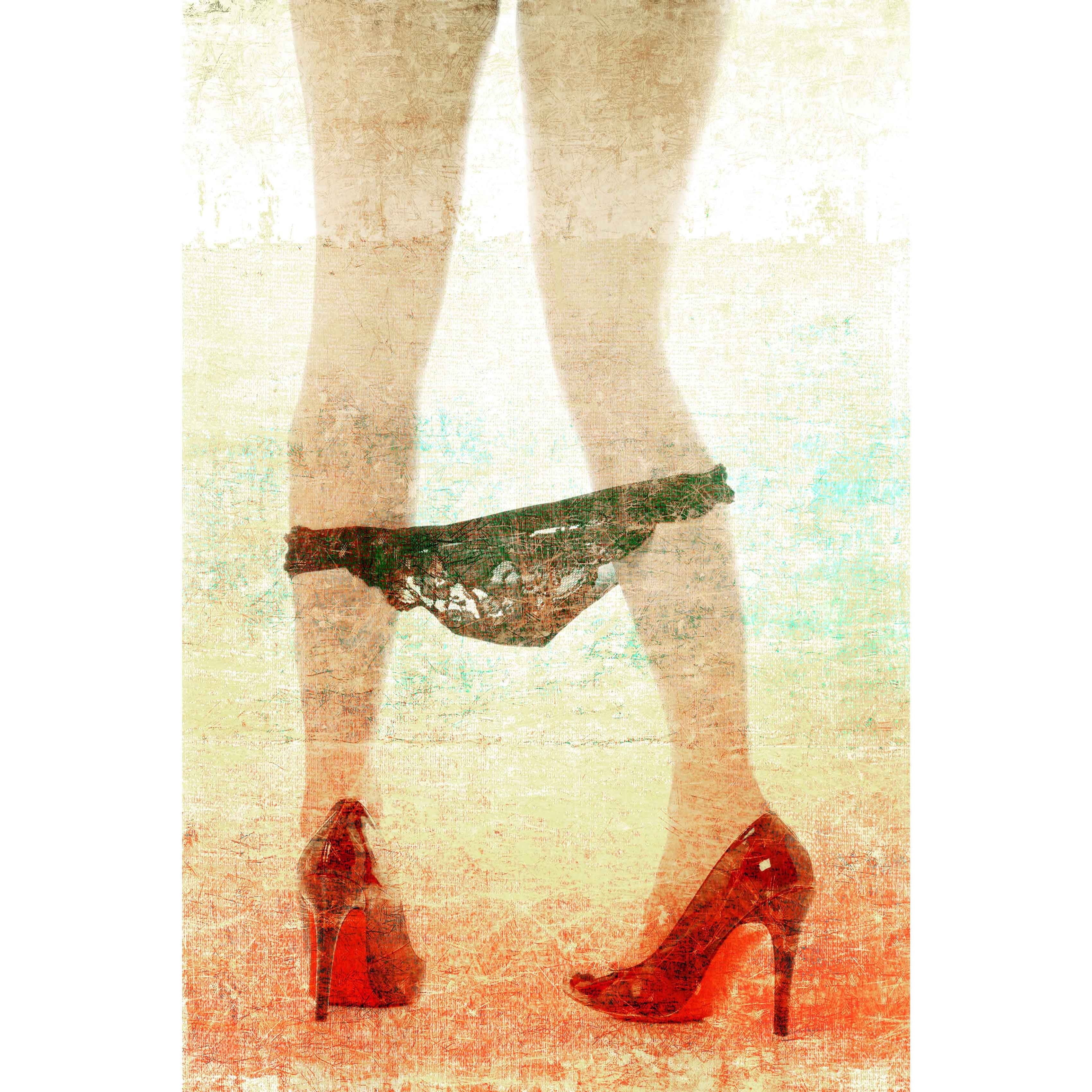 Parvez Taj Pants Down Canvas Wall Art