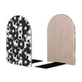 thumbnail image 2 of Sujetalibros de Pesadilla antes de Navidad, bonitos sujetalibros para estanterías, resistentes, antideslizantes, de madera, decorativos para el hogar y la oficina., 2 of 8