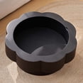 thumbnail image 3 of 31.50"Modern Flower Shaped Coffee Table, Plum Blossom Shaped Coffee Table with Storage – Natural Wood Veneer, for LivingRoom, Apartment, Office, Easy Assembly, Dark Brown, 3 of 11