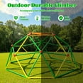 thumbnail image 3 of 6ft Kids Climbing Toys, Seizeen Outdoor Colorful Dome Climber Steel, Geometric Climbing Dome Jungle Gym with Gripper, Stable Rhombus, Max Support 500LBS, Age 3+ Boys&Girls Indoor Play, 3 of 9
