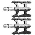 thumbnail image 1 of Miangastore Ultralight Pedal Aluminum Alloy Bike Pedal Foldable Bike Pedal Accessory (Black), 1 of 9