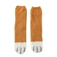 thumbnail image 4 of Douhoow Women Fleece Socks Winter Thick Warm Cat Claws Floor Socks, 4 of 8