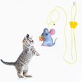 thumbnail image 2 of Jouet de Chat Jouets Interactifs Rétractable Suspendu Type de Porte Jouet Plume Auto-Excitée pour Souris de Porte Intérieure, 2 of 7