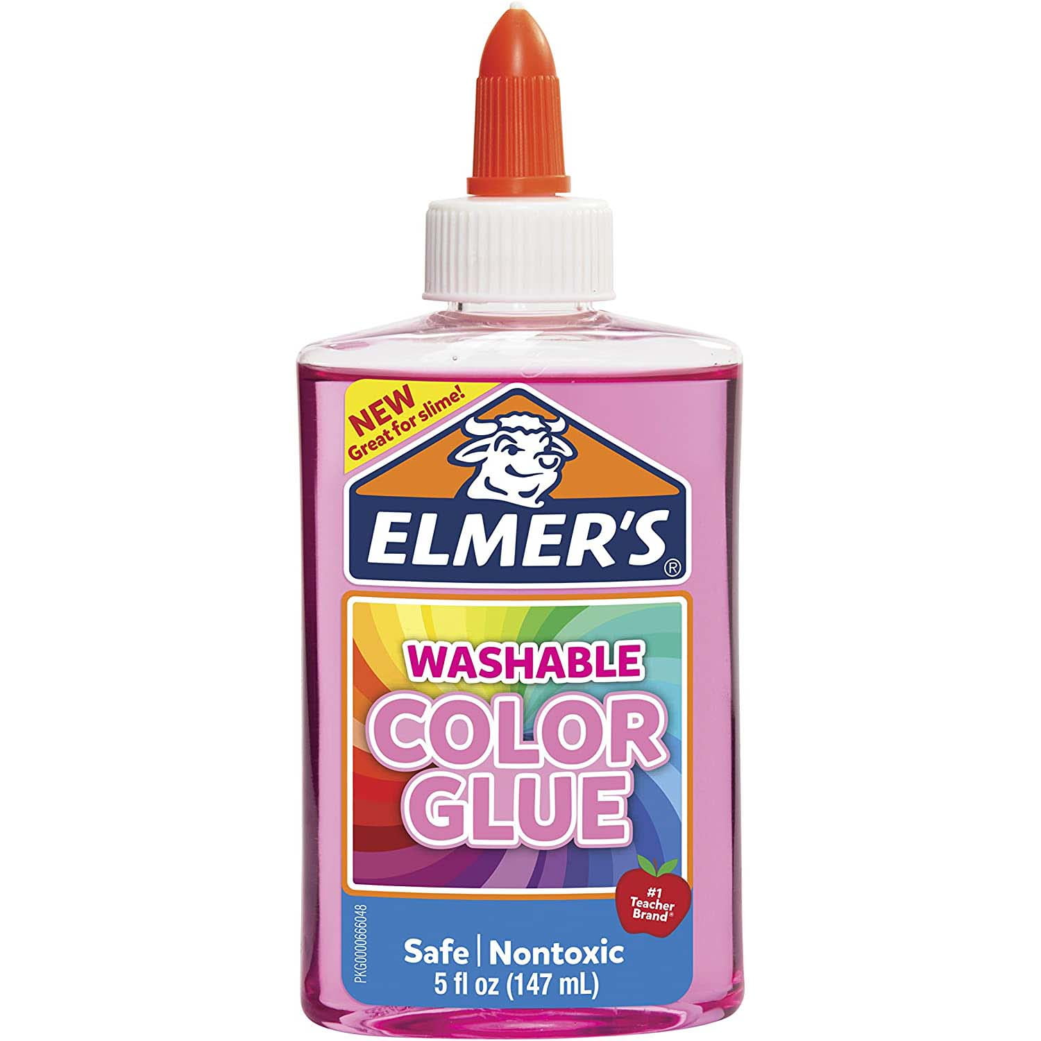 Elmer's Washable Translucent Color Glue, Pink, 5 Ounces