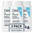 thumbnail image 1 of CeraVe SA Body Wash For Rough & Bumpy Skin 10 oz (3 pack), 1 of 4