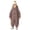 Brown, variant on ROHUUQUE Kids Hooded Snowsuit Zip Up One Piece Solid Color Long Sleeves Jumpsuit for Outdoor Play 1-6 Years Khaki