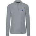 thumbnail image 2 of Women's Levelwear  Gray Edmonton Oilers  Upright Quarter-Zip Pullover, 2 of 3