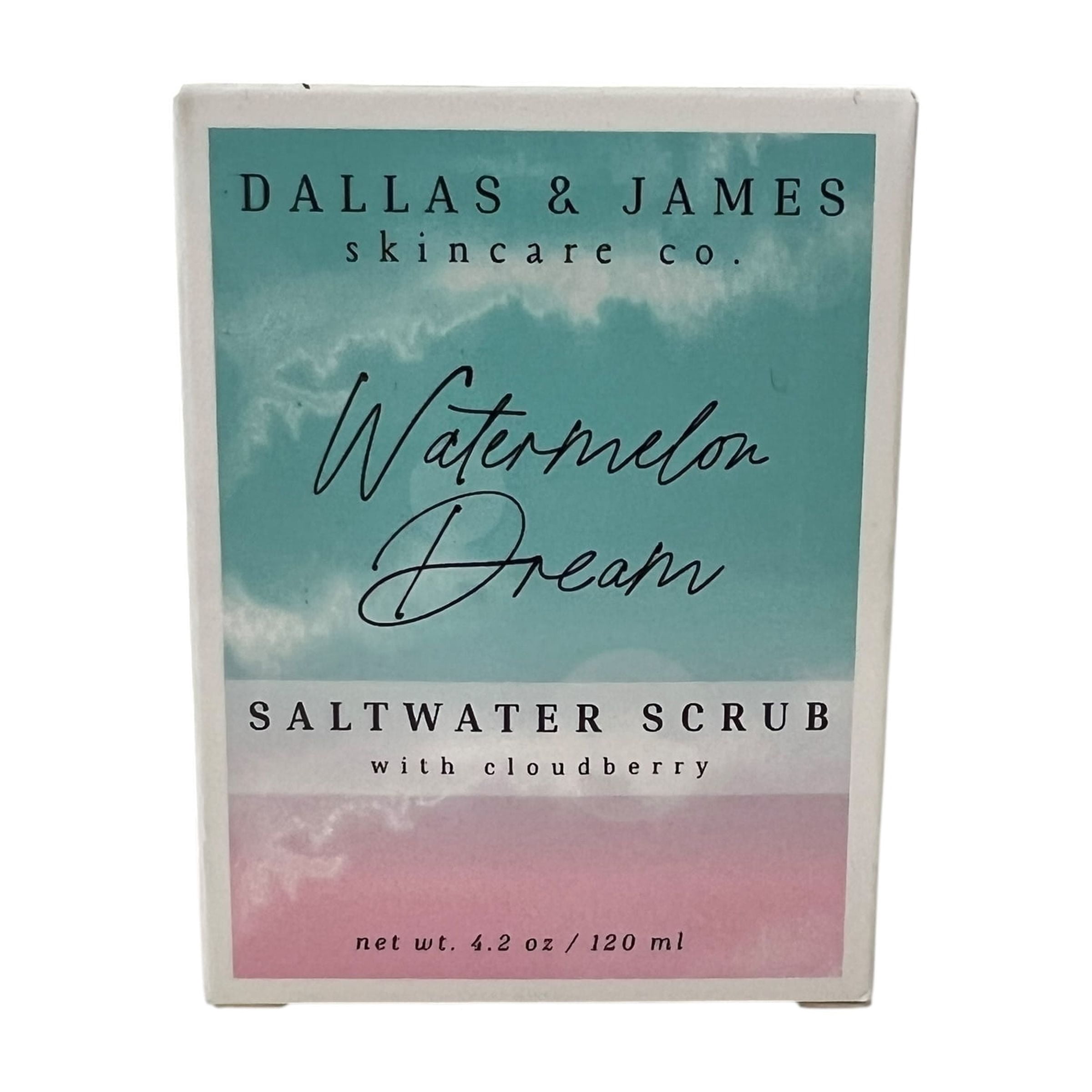 Dallas & James Skincare Co Watermelon Dream Saltwater Scrub 4.2 oz 120ml