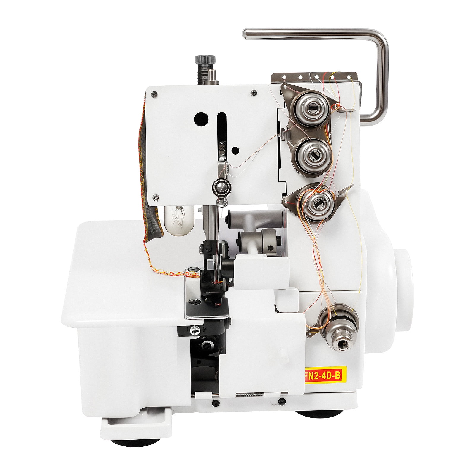 Overlock Machine FN2-4D 110V, 4-Thread Serger Sewing Machine , Adjustable Stitch Length 0.1-0.13 Inch, 1200 Stitches/Min, for Home & Industrial