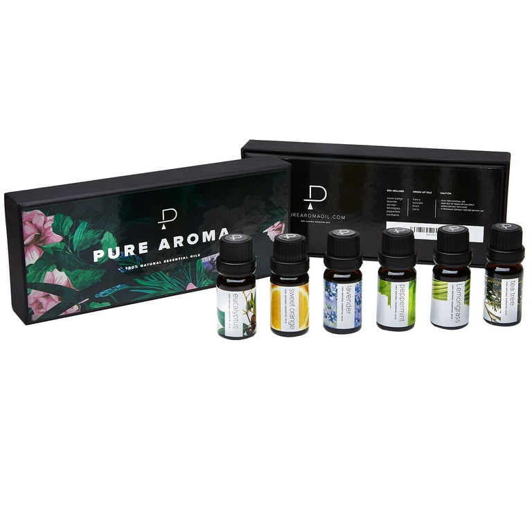 RA Essential Oils Set 100% Pure Therapeutic Grade Aromatherapy Oils 6×10ml  Set