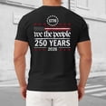 thumbnail image 2 of Ramiter Men's America 250Th Anniversary Printed T-Shirt Patriotic Falg Shirts for Men(Black,L), 2 of 8