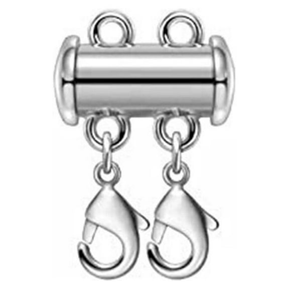 UOYOTT Sterling Silver Layered Detangler Clasp Layering Tube Clasp For Necklace M4K