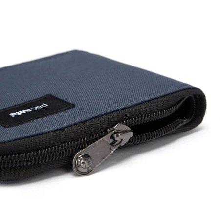 防犯用 PacSafe スキミング防止 パックセーフ 財布 スリム ウォレット 二つ折 RFIDセーフ アラウンドウォレット 海外旅行 12970383(ei0a271)