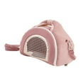 thumbnail image 6 of balikha Hamster Carrier Bag Portable Habitat with Mesh Window Small Animals Carrying Case for Small Pet Rat Hedgehog Bunny Chinchilla Pink, 6 of 9