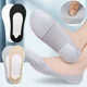 thumbnail image 5 of Granjero Gordo 3 pares de calcetines sin costuras: calcetines con forro invisible antideslizante, calcetines ultracortos suaves y elásticos, blancos, 5 of 5