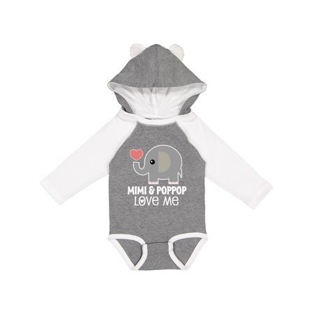 

Inktastic Mimi and PopPop Love Me Grandchild Gift Baby Boy or Baby Girl Long Sleeve Bodysuit